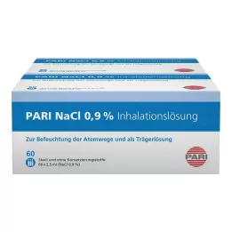 PARI NaCl inhaliacinio tirpalo ampulės, 120X2,5 ml