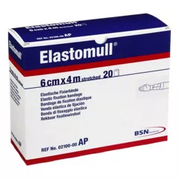 ELASTOMULL 6 cmx4 m elastinė fiksavimo juosta 2100, 20 vnt