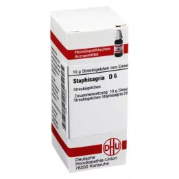 STAPHISAGRIA D 6 rutuliukai, 10 g