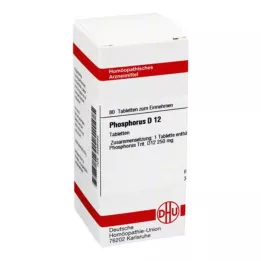 PHOSPHORUS D 12 tablečių, 80 kapsulių