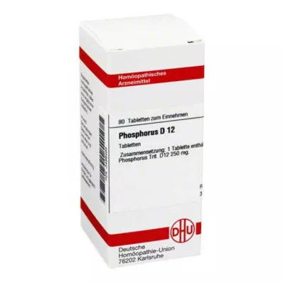 PHOSPHORUS D 12 tablečių, 80 kapsulių