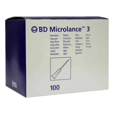 BD MICROLANCE Kaniulė 24 G 1 0,55x25 mm, 100 vnt BD MICROLANCE Kaniulė 24 G 1 0,55x25 mm, 100 vnt