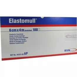 ELASTOMULL 6 cmx4 m elastinė fiksavimo juosta 45251, 100 vnt