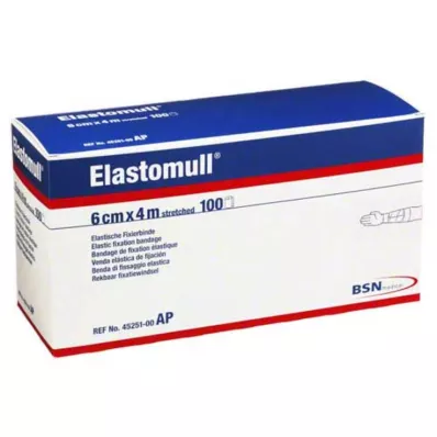 ELASTOMULL 6 cmx4 m elastinė fiksavimo juosta 45251, 100 vnt ELASTOMULL 6 cmx4 m elastinė fiksavimo juosta 45251, 100 vnt