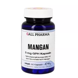 MANGAN 5 mg GPH kapsulės, 60 kapsulių