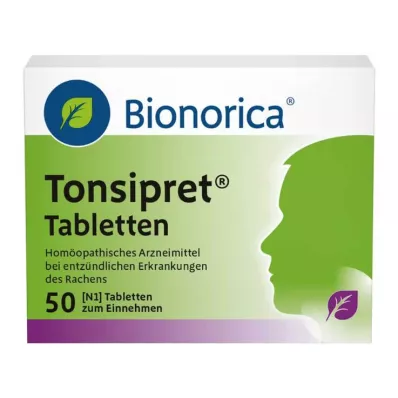TONSIPRET Tabletės, 50 vnt TONSIPRET Tabletės, 50 vnt