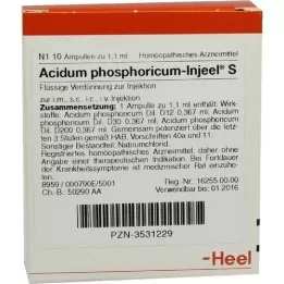 ACIDUM PHOSPHORICUM INJEEL S Ampulės, 10 vnt