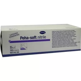 PEHA-SOFT nitrilas Unt.Handsch.unste.puderfrei S, 100 vnt
