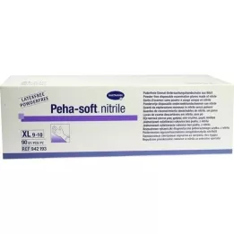 PEHA-SOFT nitrilas Unt.Handsch.unste.puderfrei XL, 90 vnt