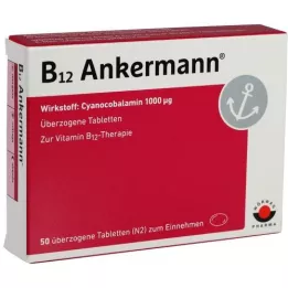 B12 ANKERMANN dengtos tabletės, 50 vnt