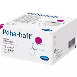 PEHA-HAFT Fiksacinis tvarstis be latekso 2,5 cmx4 m, 8 vnt