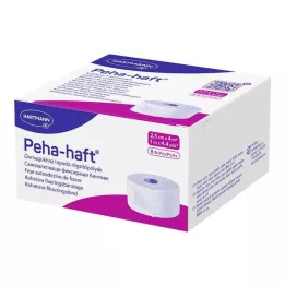 PEHA-HAFT Fiksacinis tvarstis be latekso 2,5 cmx4 m, 8 vnt