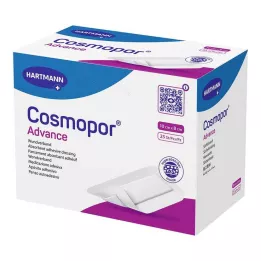 COSMOPOR Išankstinis žaizdų tvarstis 8x10 cm, 25 vnt