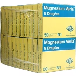 MAGNESIUM VERLA N Dengtos tabletės, 20X50 vnt