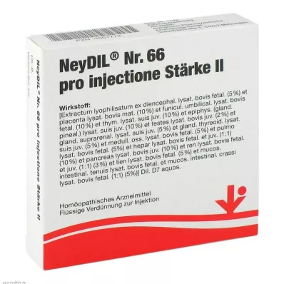 NEYDIL Nr.66 pro injectione St.2 ampulės, 5X2 ml