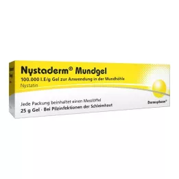 Nystaderm burnos gelis, 25 g