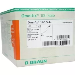 OMNIFIX Insulinspr.1 ml f.U100, 100 vnt