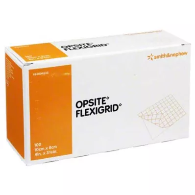 OPSITE Flexigrid permatomas žaizdų tvarstis 8x10 cm sterilus, 100 vnt OPSITE Flexigrid permatomas žaizdų tvarstis 8x10 cm sterilus, 100 vnt