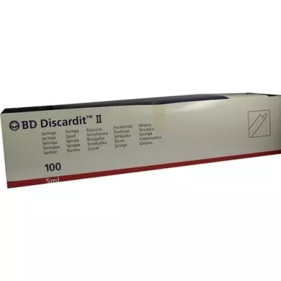 BD DISCARDIT II Švirkštas 5 ml, 100X5 ml