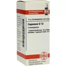 CAPSICUM D 12 rutuliukų, 10 g