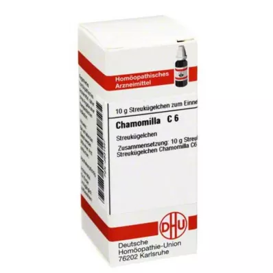 DHU Chamomilla C 6 rutuliukai, 10 g DHU Chamomilla C 6 rutuliukai, 10 g