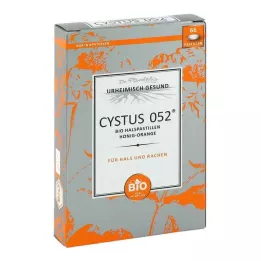CYSTUS 052 Ekologiškos gerklės pastilės su medumi ir apelsinais, 66 vnt