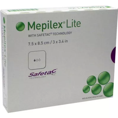 MEPILEX Lite putų tvarstis 7,5x8,5 cm sterilus, 5 vnt