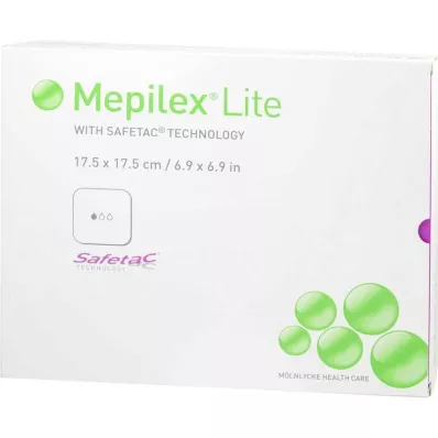 MEPILEX Lite putų tvarstis 17,5x17,5 cm sterilus, 5 vnt