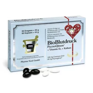 BIO BLUTDRUCK Dragees+kapsulės Pharma Nord Kombip., 1 P BIO BLUTDRUCK Dragees+kapsulės Pharma Nord Kombip., 1 P