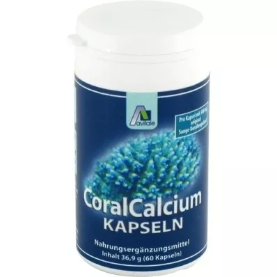 CORAL CALCIUM Kapsulės 500 mg, 60 vnt