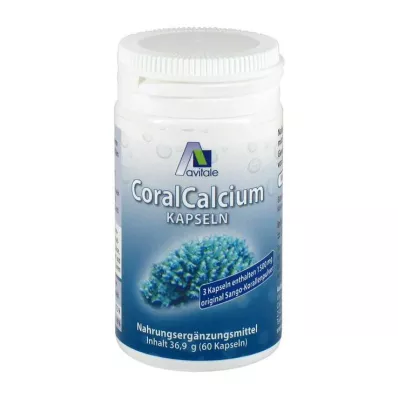 CORAL CALCIUM Kapsulės 500 mg, 60 vnt