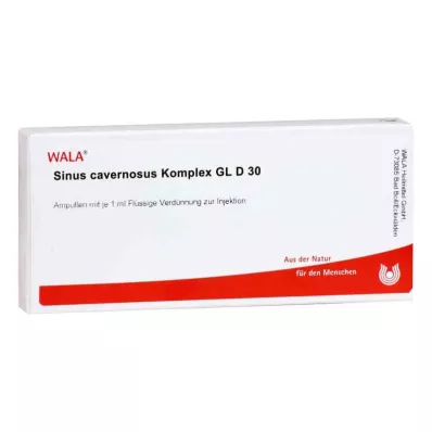 SINUS CAVERNOSUS Kompleksas GL D 30 ampulių, 10X1 ml