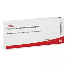 TARAXACUM E Rad.autumnale D 3 ampulės, 10X1 ml