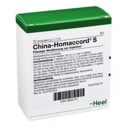 CHINA HOMACCORD S Ampulės, 10 vnt