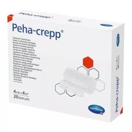 PEHA CREPP Fiksacinis tvarstis 4 cmx4 m, 20 vnt