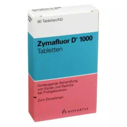 ZYMAFLUOR D 1000 tablečių, 90 kapsulių