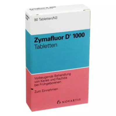 Zymafluor D 1000 tabletės, 90 vnt