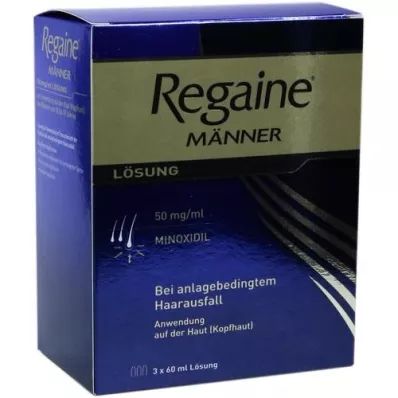 REGAINE Vyriškas tirpalas, 3X60 ml