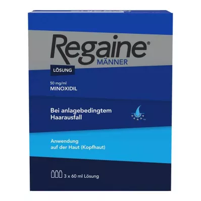 REGAINE Vyriškas tirpalas, 3X60 ml