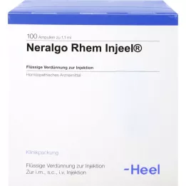 NERALGO Rhem Injeel ampulės, 100 vnt