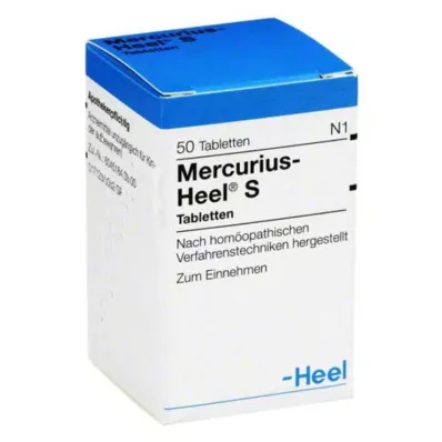 MERCURIUS HEEL S tabletės, 50 vnt MERCURIUS HEEL S tabletės, 50 vnt