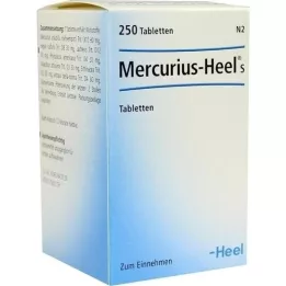 MERCURIUS HEEL S tabletės, 250 vnt