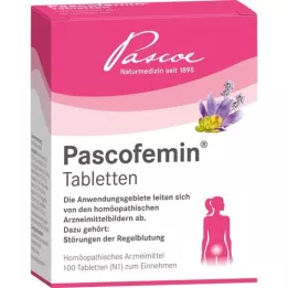 PASCOFEMIN Tabletės, 100 vnt
