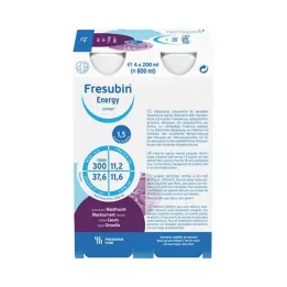 FRESUBIN ENERGY DRINK Miško vaisių gertuvė, 4X200 ml