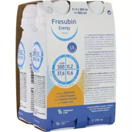 FRESUBIN ENERGY DRINK Multifruit gertuvė, 4X200 ml