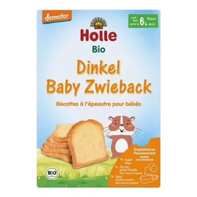HOLLE Ekologiški vaikiški speltų sausainiai, 200 g