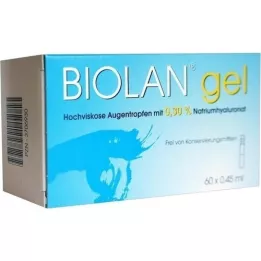 BIOLAN Geliniai akių lašai, 60X0,45 ml