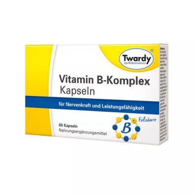 VITAMIN B KOMPLEX kapsulės, 60 kapsulių