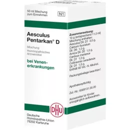 AESCULUS PENTARKAN D Mišinys, 50 ml