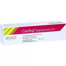 CANIFUG 2 % makšties kremas su 3 aplikacijomis, 20 g